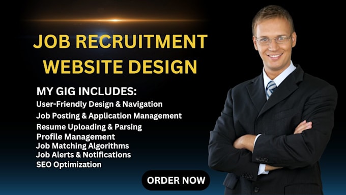 Gig Preview - Design professional recruitment, job board, or staffing agency websites