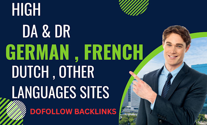 Gig Preview - Do high da guest post all tld like german, french, dutch dofollow seo backlink