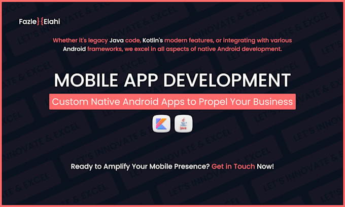 Bestseller - develop custom native android apps using java kotlin