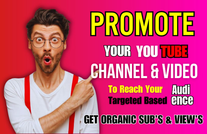 Gig Preview - Do organic USA youtube video channel promotion  and marketing for quick growth