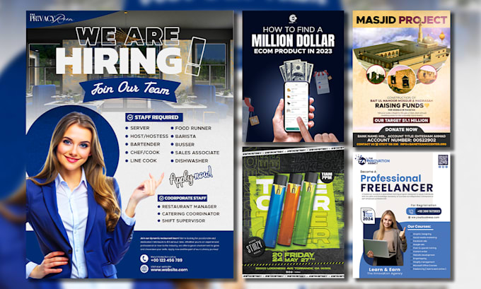 Gig Preview - Design a professional flyer or brochure for your business