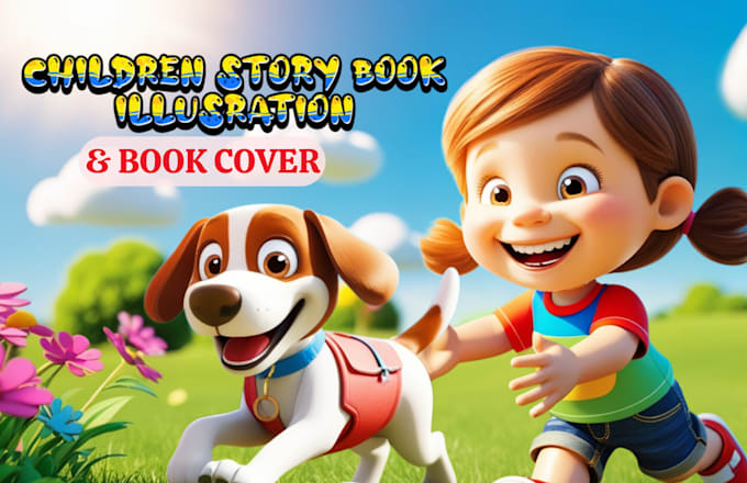 Gig Preview - Illustrate children story, book illustration, children story book illustration