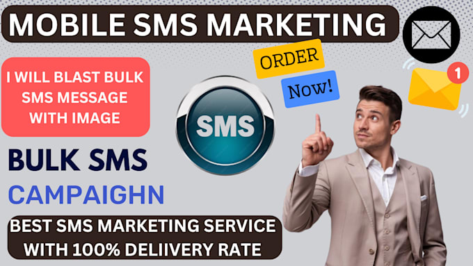 Gig Preview - Send bulk text sms marketing and leads generation