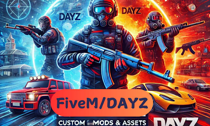 Gig Preview - Be your fivem developer,script,ped,redm server,dayz server,map,fivem mlo,gta