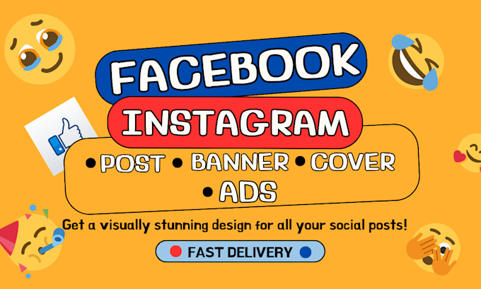 Gig Preview - Design all your social media posts, ads, banners, covers