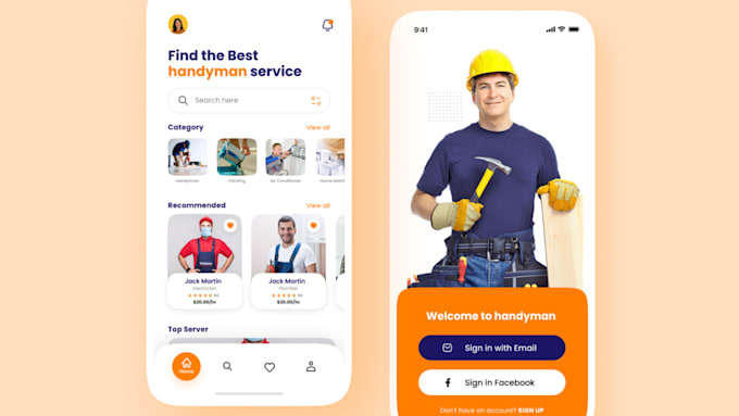 Gig Preview - Professional handyman app development services for web, android, and ios