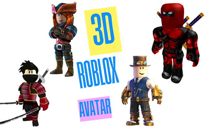 Gig Preview - 3d roblox character avatar, roblox animation, roblox cloth, minecraft skin asset