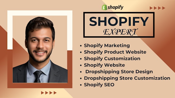 Gig Preview - Do shopify marketing, shopify product website, dropshipping, customization, seo