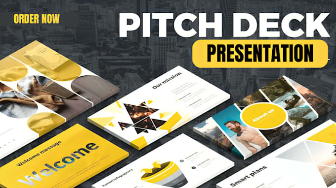 Gig Preview - Design business tech power point presentation, investor and startup pitch deck