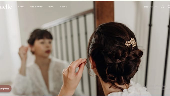 Gig Preview - Create a beauty and hair extension website on shopify or wix