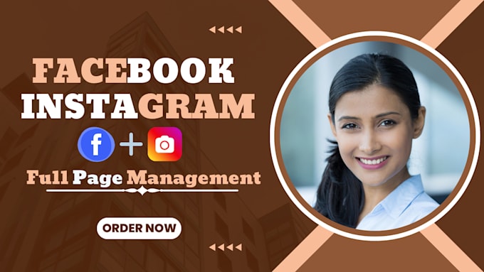 Gig Preview - Be your facebook manager, instagram manager, social media manager