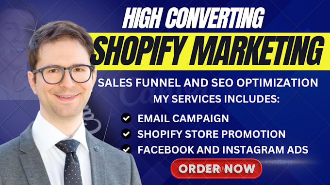 Bestseller - do complete shopify marketing, increase shopify sales, shopify manager