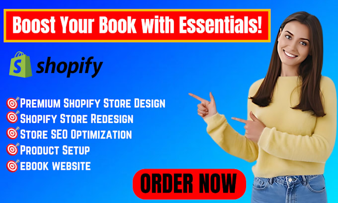 Gig Preview - Shopify store digital product shopify website online store online course