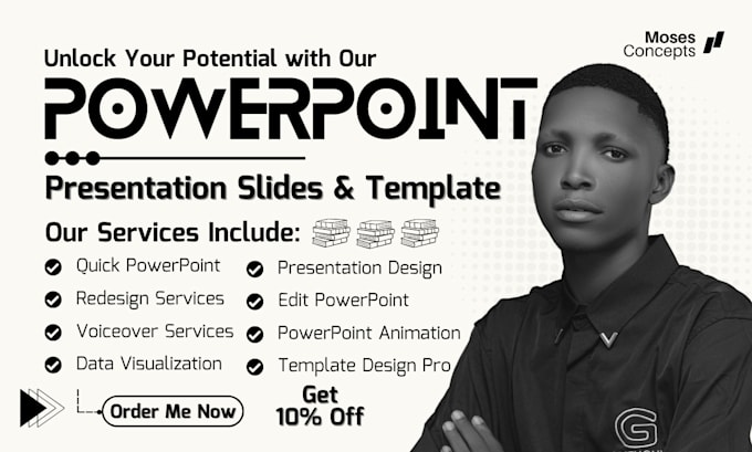 Gig Preview - Create a powerpoint template, powerpoint quickly, powerpoint redesign and design