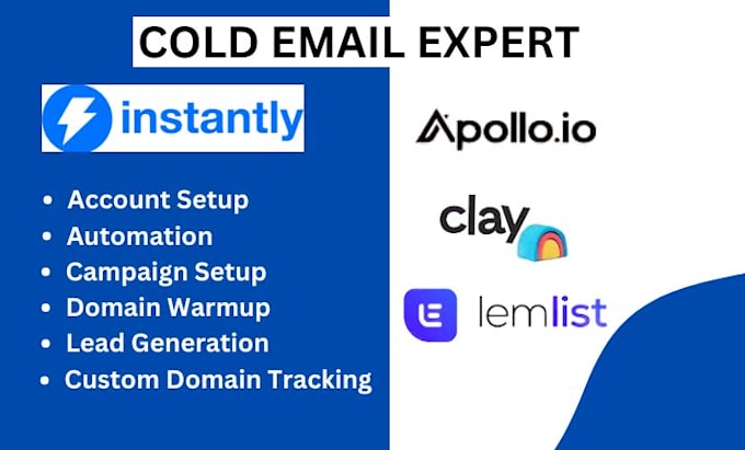 Bestseller - setup instantly ai automation clay com lemlist for cold email outreach