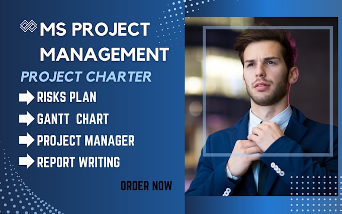 Gig Preview - Be your project charter, ms project management report gantt chart