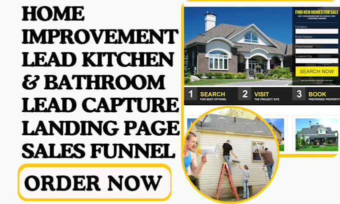 Gig Preview - Generate home improvement kitchen and bathroom remodeling leads via facebook ads