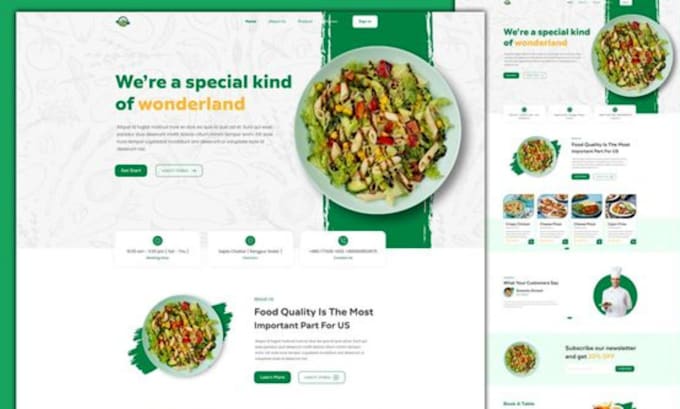 Gig Preview - Create ecommerce website for grocery website, restaurant website