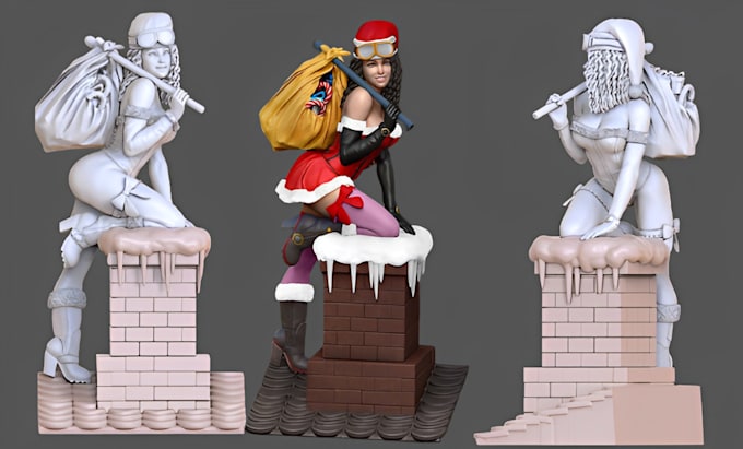 Gig Preview - Do 3d sculpting 3d character model 3d miniature 3d warhammer 40k for 3d printing