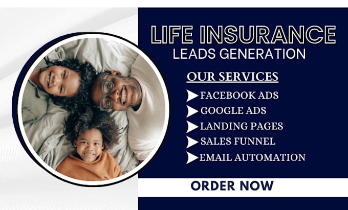 Gig Preview - Life insurance leads life insurance website life insurance leads