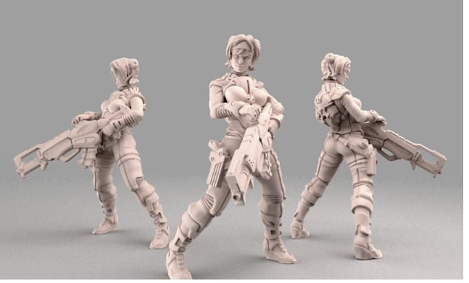 Gig Preview - 3d miniatures 3d sculpting stl file, warhammer 3d art sculptures for 3d printing