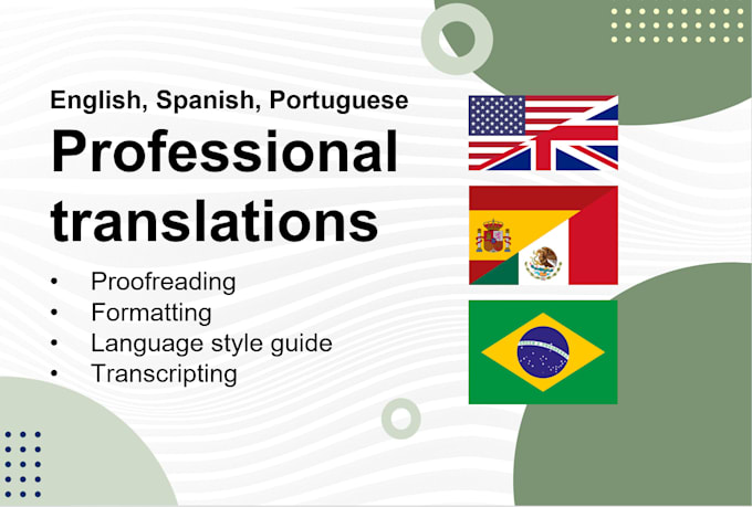 Bestseller - translate documents, whether they are in english, spanish or portuguese