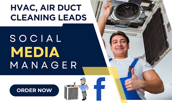 Gig Preview - Be your social media manager and facebook ads expert for hvac air ducts leads