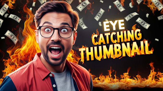 Bestseller - design eye catching youtube thumbnails to boost your views