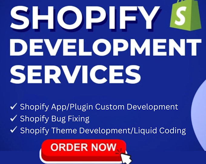 Gig Preview - Shopify custom coding shopify app developments shopify liquid coding fix bugs