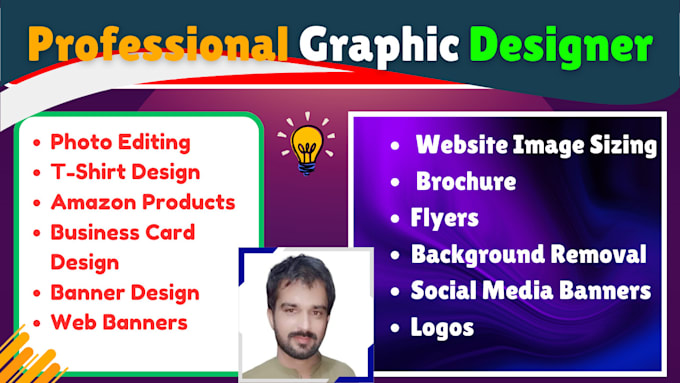 Gig Preview - Be your professional graphic designer