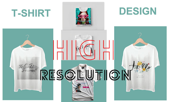 Gig Preview - Do high quality t shirt designs and mockups