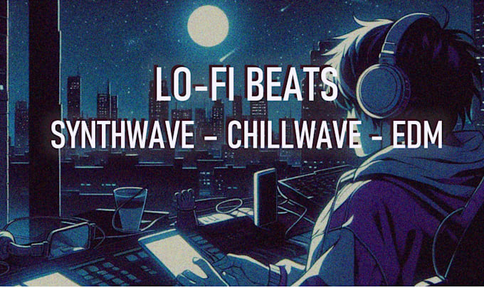 Gig Preview - Make synthwave, lofi, chillwave beats for you