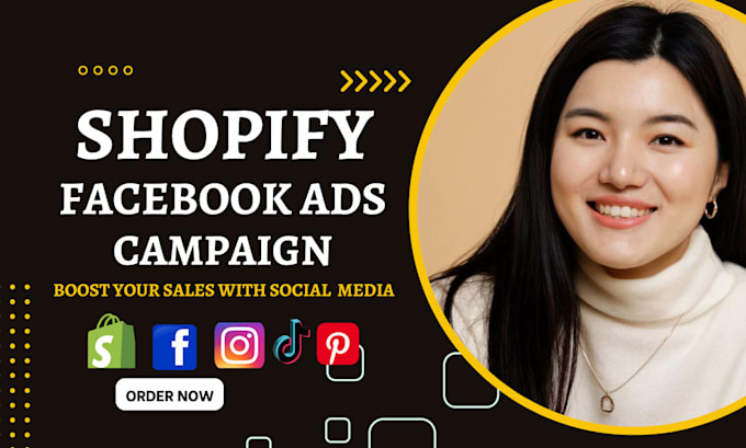 Gig Preview - Do shopify facebook ads campaign, fb ads campaign manager and instagram ads