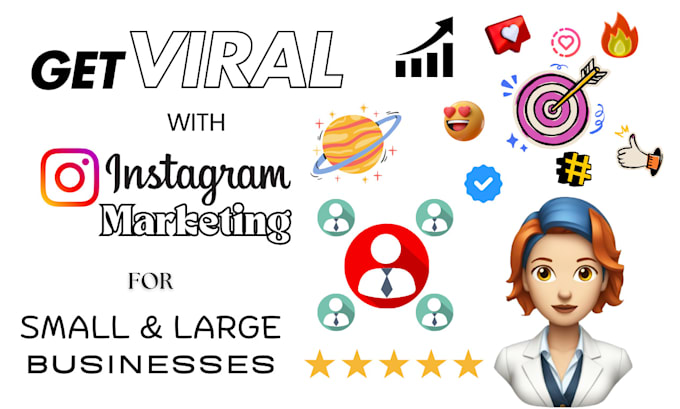 Gig Preview - Do organic instagram marketing for small business growth instagram manager