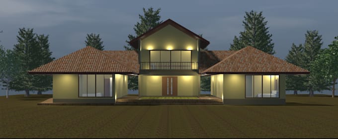 Gig Preview - Improve 3d exterior design for building like residential city school and office