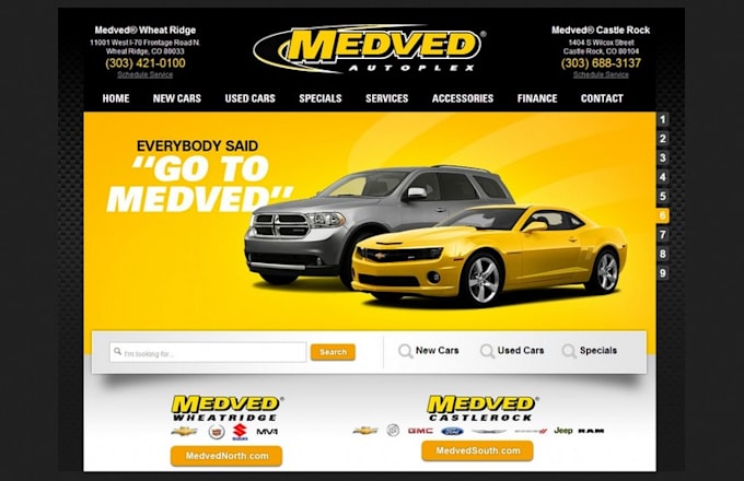 Gig Preview - Develop car dealership website, car rental, automotive and autopart website