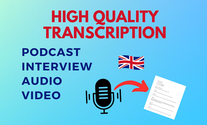 Bestseller - deliver precise transcripts for english audio and video content