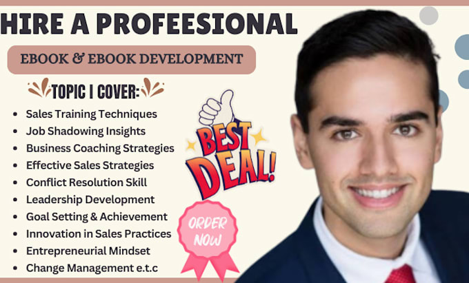 Gig Preview - Write on professional development sales training job shadowing business coaching