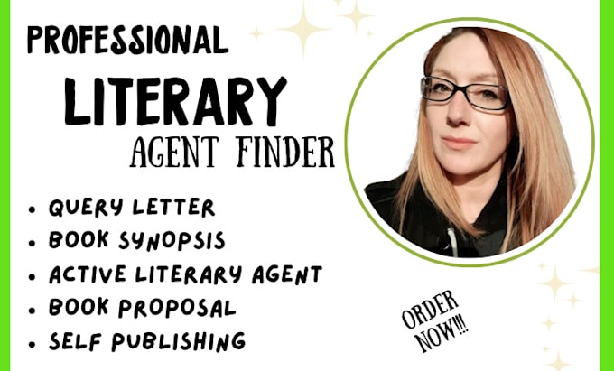 Gig Preview - Find you an active literary agents based on your genre