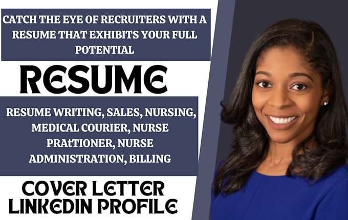 Gig Preview - Write dynamic resume, CV, cover letter, linkedin and job search strategies