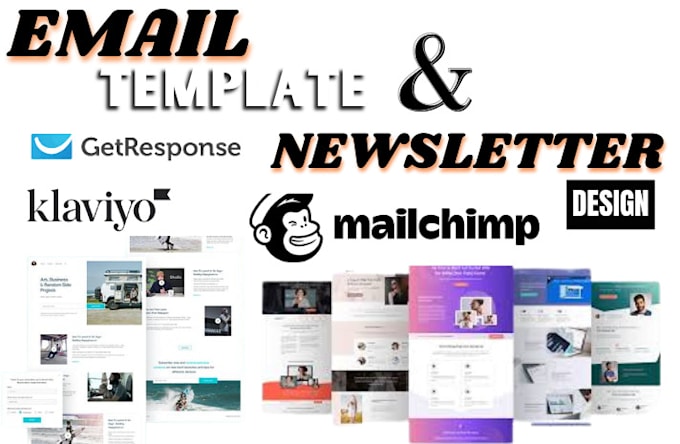 Gig Preview - Setup your email marketing newsletter with klaviyo, getresponse and mailchimp