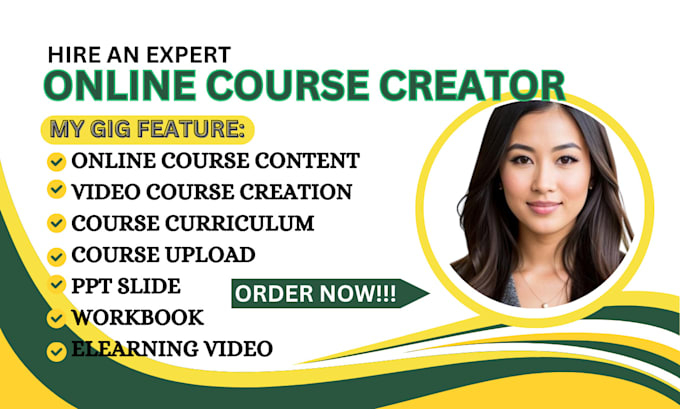 Gig Preview - Create expert online courses,engaging elearning curriculum,tm,leadership content