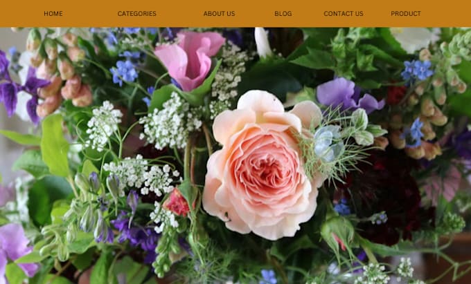 Gig Preview - Design flower shopify bouquet store florist website garden equipment store