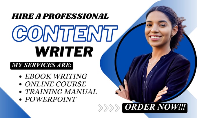 Gig Preview - Do ebook writing, ebook online course, online course, course uploading