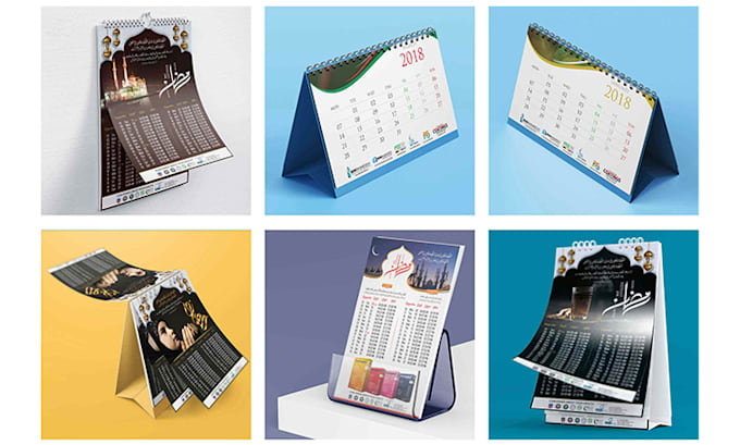 Gig Preview - Design professional desk calendars, wall calendar