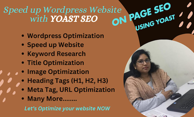 Gig Preview - Do wordpress onpage SEO optimization with yoast