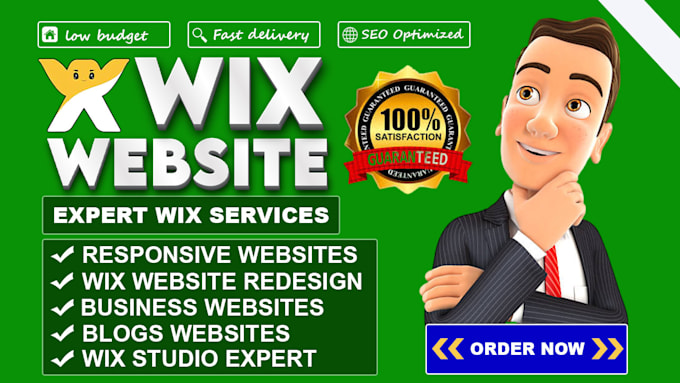 Gig Preview - Wix website redesign, wix website design wix website redesign wix website design