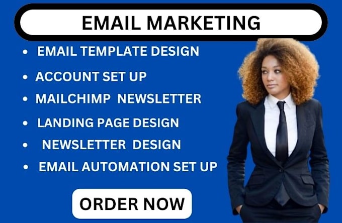 Gig Preview - Create mailchimp newsletter, klaviyo, getresponse newsletter