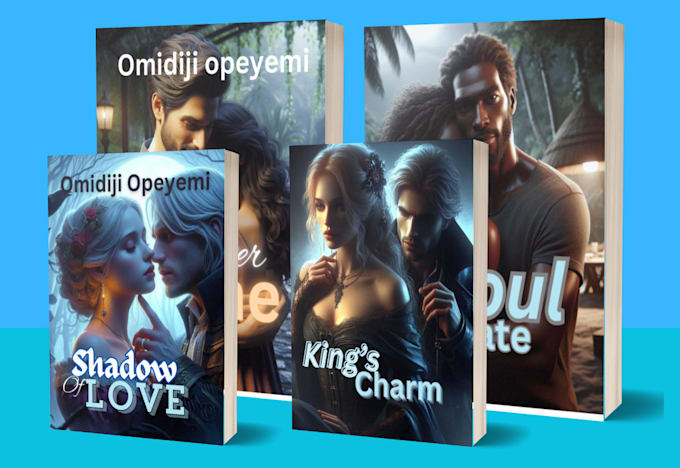 Gig Preview - Do romance book cover design paperback amazon KDP ebook cover acx cover mockup