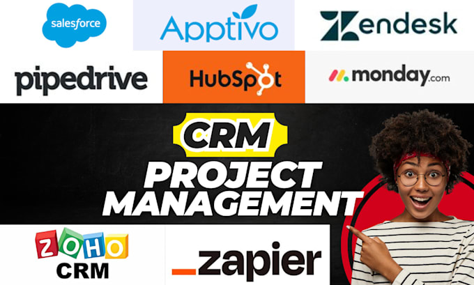 Bestseller - set up hubspot CRM, salesforce, apptivo, zendesk, pipedrive, zapier, zoho CRM